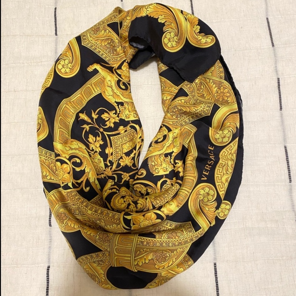 Silk scarf by Versace